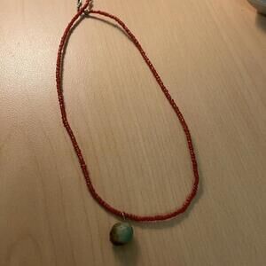 Minimalist Necklace turquoise stone